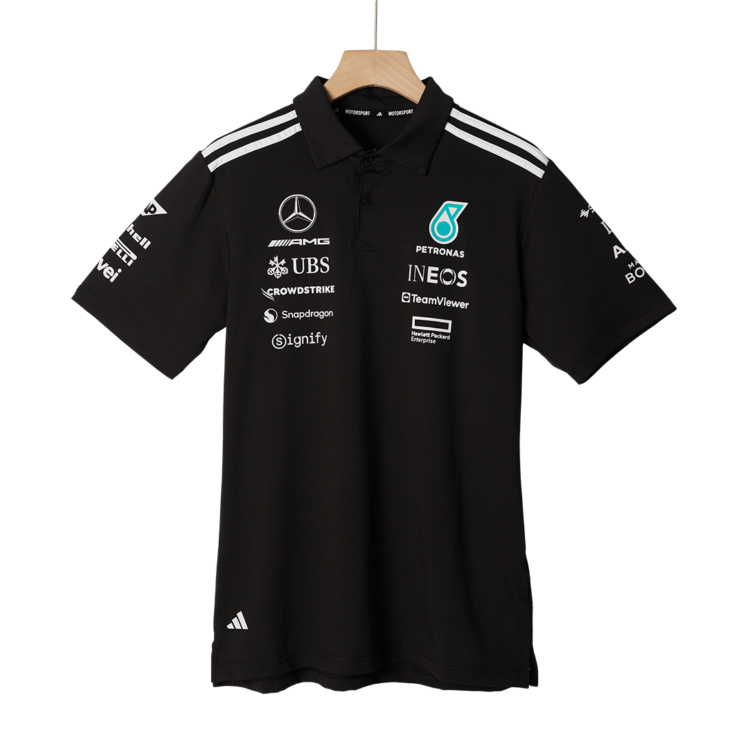 Mercedes AMG Petronas F1 Racing Team Black T-Shirt 2025 - bestsoccerstore
