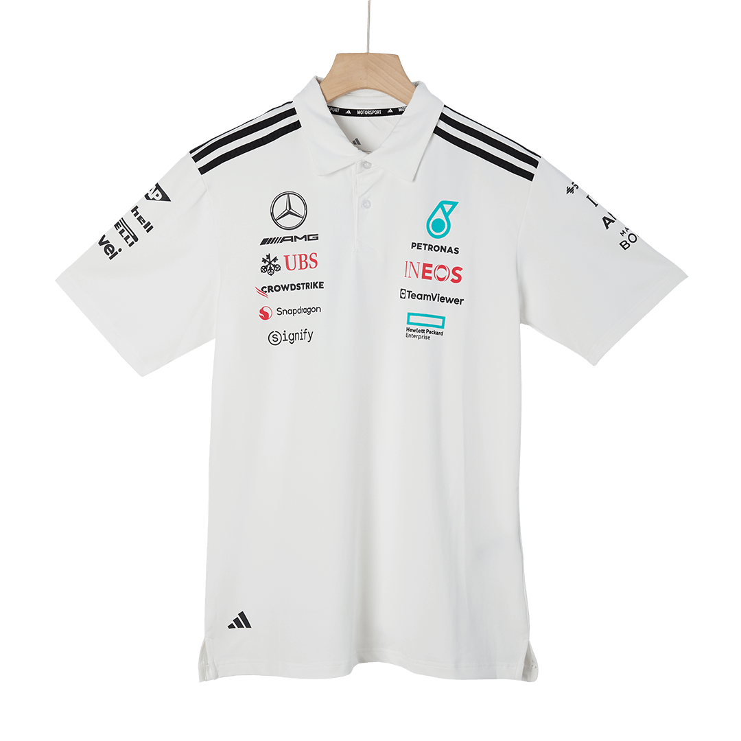 Mercedes AMG Petronas F1 Racing Team White T-Shirt 2025 - bestsoccerstore