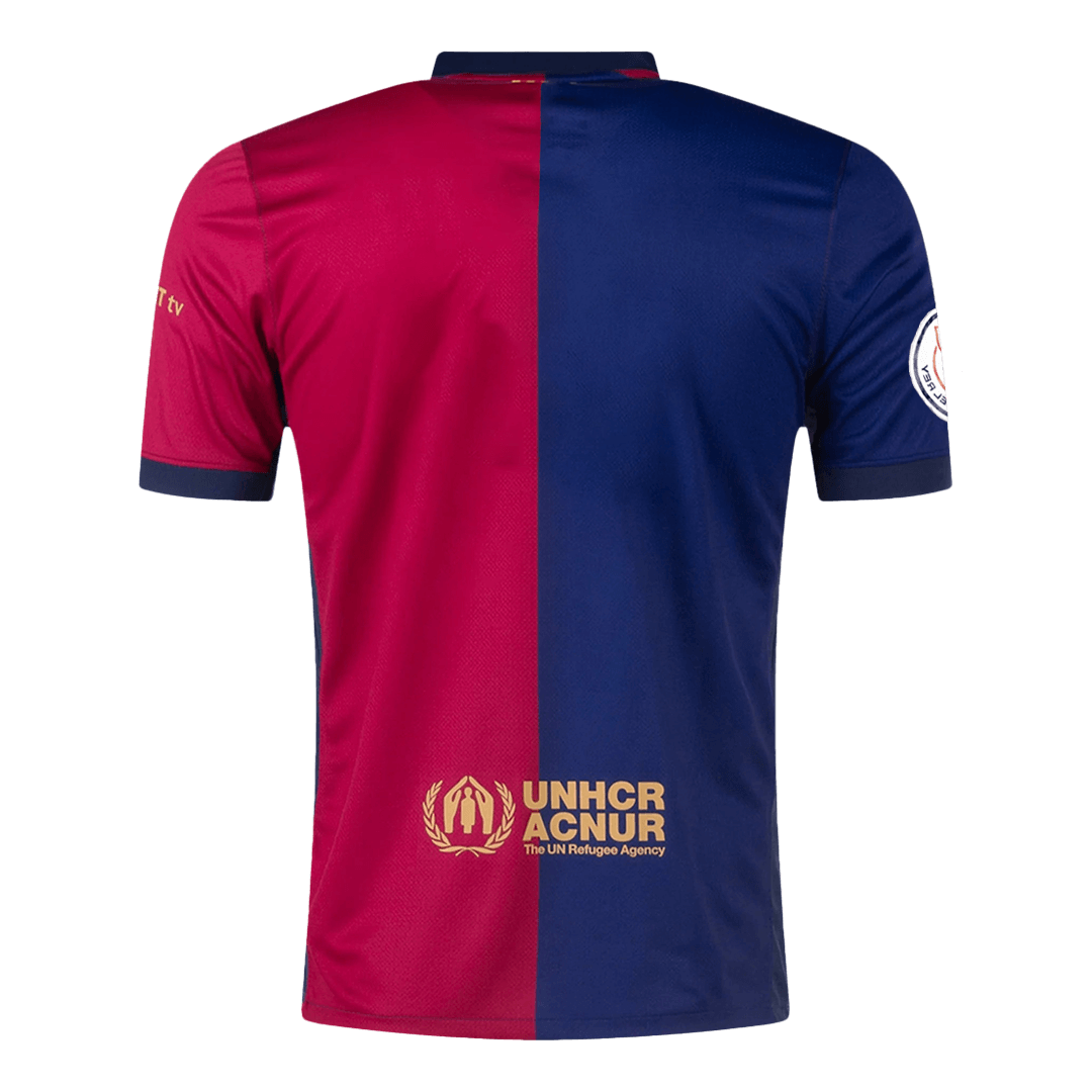 Barcelona Jersey Custom Soccer Jersey Home Copa del Rey Final