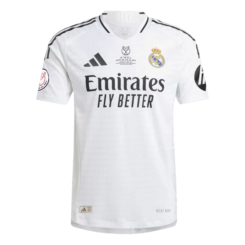 Authentic Soccer Jersey Real Madrid Home Shirt 2024/25 Copa del Rey Final - bestsoccerstore