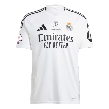 Real Madrid Jersey Custom Soccer Jersey Home 2024/25 Copa del Rey Final - bestsoccerstore