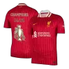 Liverpool CHAMPIONS 24/25 Jersey Custom Soccer Jersey Home 2024/25  - bestsoccerstore