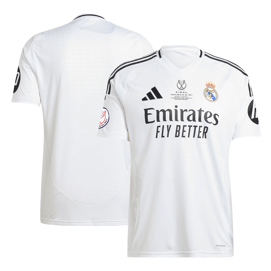 Real Madrid Jersey Custom Soccer Jersey Home Copa del Rey Final
