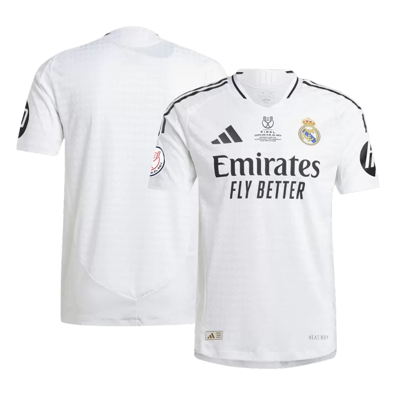 Authentic Soccer Jersey Real Madrid Home Shirt 2024/25 Copa del Rey Final - bestsoccerstore