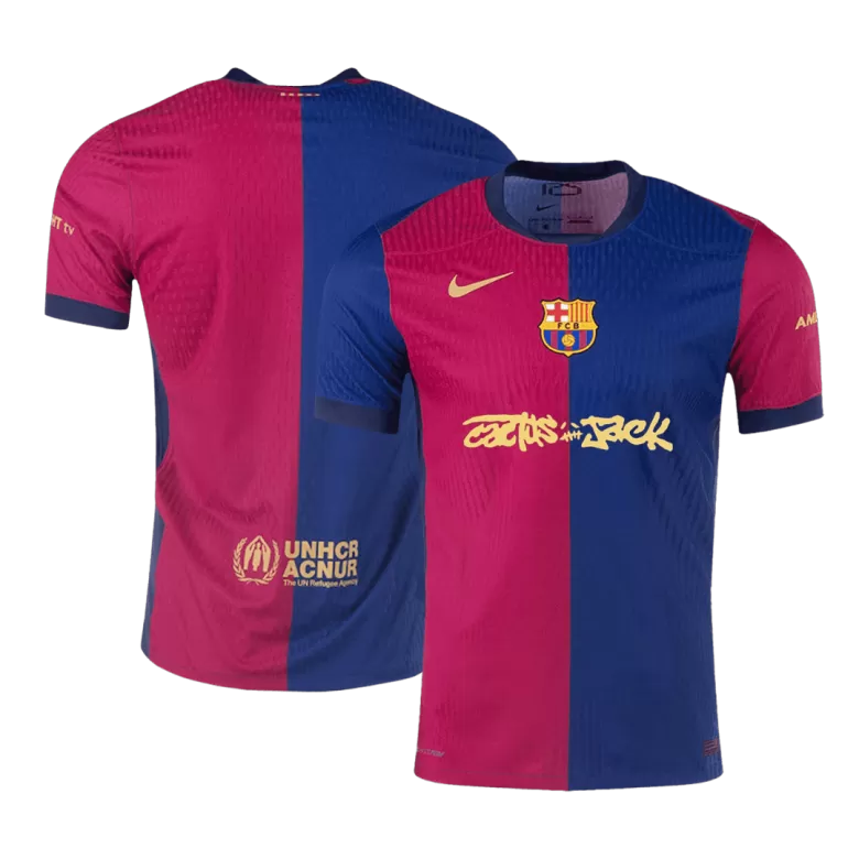 Authentic Soccer Jersey Barcelona X Travis Scott Home Shirt 2024/25 - bestsoccerstore