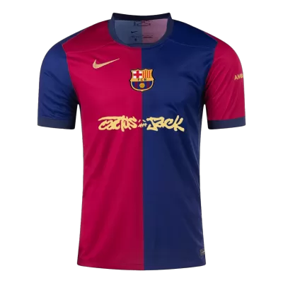 Barcelona X Travis Scott Jersey Custom Soccer Jersey Home 2024/25 - bestsoccerstore