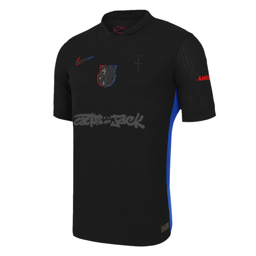 Barcelona X Travis Scott Away Custom Player Version Soccer Jersey - bestsoccerstore