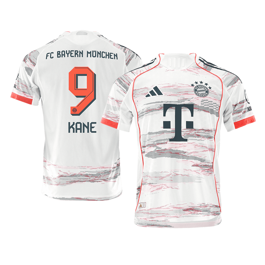 Bayern Munich KANE #9 Away Custom Player Version Soccer Jersey 2025/26 - bestsoccerstore