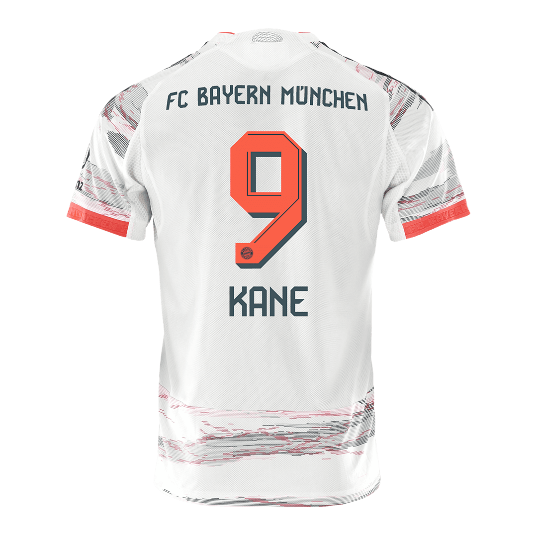 Bayern Munich KANE #9 Away Custom Player Version Soccer Jersey 2025/26 - bestsoccerstore