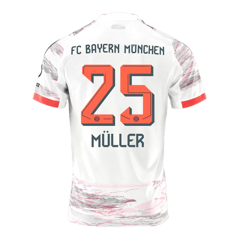 MÜLLER #25 Bayern Munich Soccer Jersey Away Shirt 2025/26 - bestsoccerstore