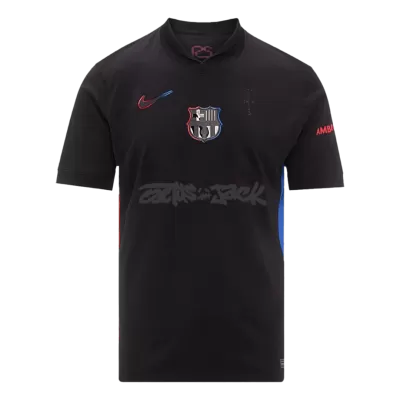 Barcelona X Travis Scott Soccer Jersey Away Custom Shirt 2024/25 - bestsoccerstore