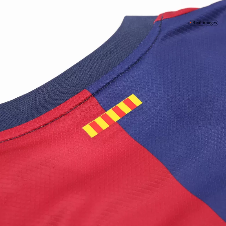 Kids Barcelona Custom Home Soccer Kits 2024/25 - Size 30 - bestsoccerstore