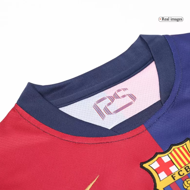 Kids Barcelona Custom Home Soccer Kits 2024/25 - Size 30 - bestsoccerstore