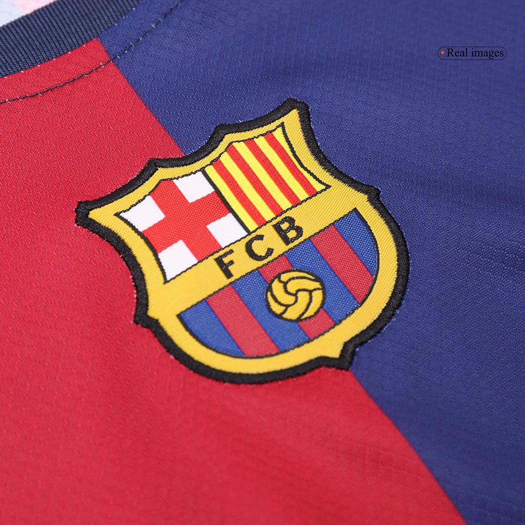 Kids Barcelona Custom Home Soccer Kits - bestsoccerstore