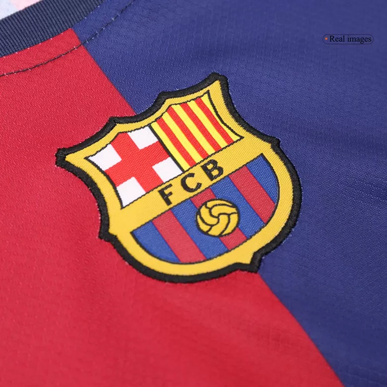 Kids Barcelona Custom Home Soccer Kits 2024/25 - Size 30 - bestsoccerstore