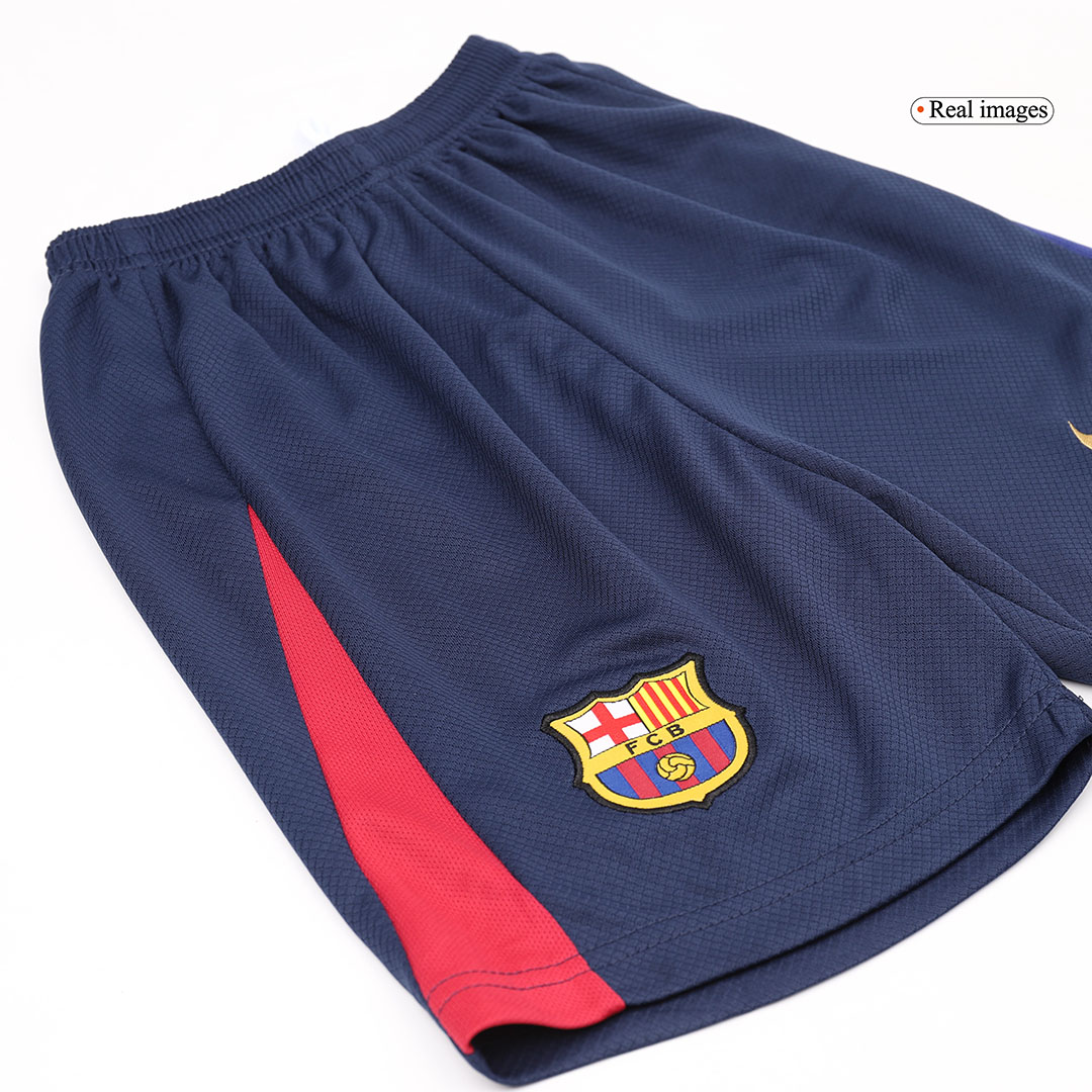 Kids Barcelona Custom Home Soccer Kits - bestsoccerstore