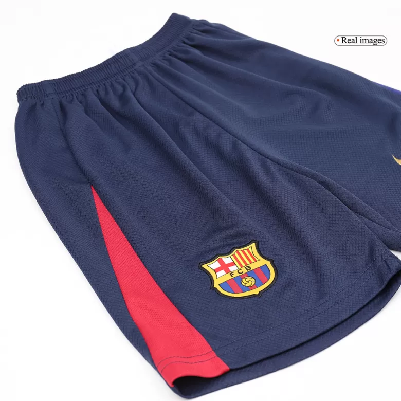 Kids Barcelona Custom Home Soccer Kits 2024/25 - Size 30 - bestsoccerstore