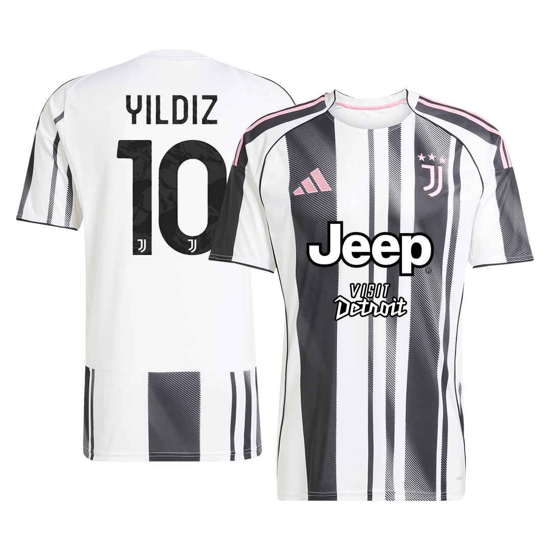 YILDIZ #10 Juventus Soccer Jersey Home Custom Shirt 2025/26 - bestsoccerstore