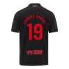 LAMINE YAMAL #19 Barcelona Away Soccer Jersey - Spotify Logo Without Text - bestsoccerstore