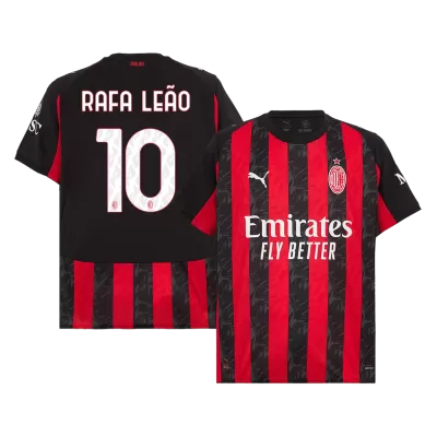 AC Milan Jersey Custom RAFA LEÃO #10 Soccer Jersey Home 2025/26 - bestsoccerstore