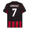 AC Milan Jersey Custom GIMENEZ #7 Soccer Jersey Home 2025/26 - bestsoccerstore