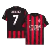 AC Milan Jersey Custom GIMENEZ #7 Soccer Jersey Home 2025/26 - gogoalshop