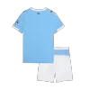 Kids Manchester City Custom Home Soccer Kits 2025/26 - bestsoccerstore