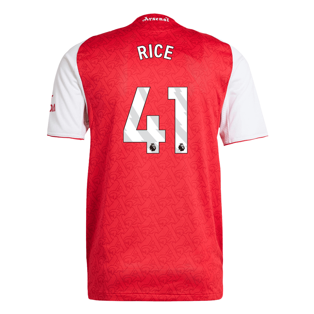 Arsenal RICE #41 Home Custom Player Version Soccer Jersey 2025/26 - bestsoccerstore