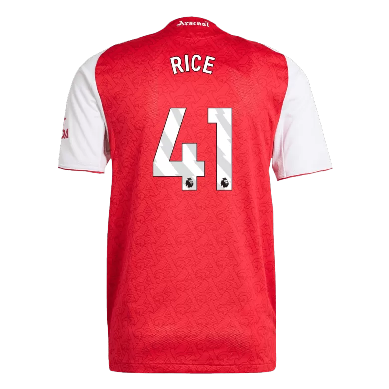 Authentic RICE #41 Soccer Jersey Arsenal Home Shirt 2025/26 - bestsoccerstore