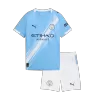 Kids Manchester City Custom Home Soccer Kits 2025/26 - bestsoccerstore