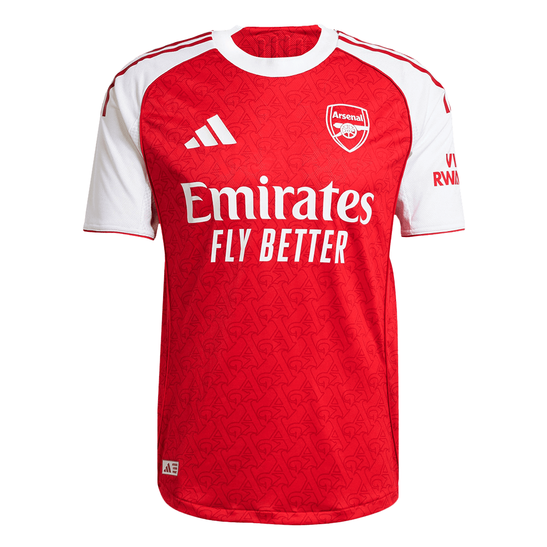 Arsenal Home Custom Player Version Soccer Jersey 2025/26 - bestsoccerstore