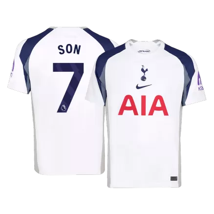 SON #7 Tottenham Hotspur Soccer Jersey Home Custom Shirt 2025/26 - bestsoccerstore