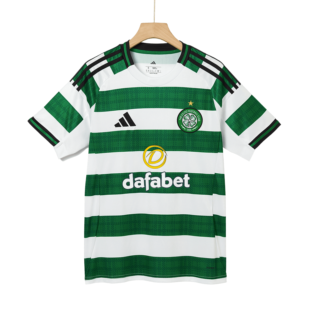 Celtic Soccer Jersey Home 2025/26 Custom Shirt - bestsoccerstore