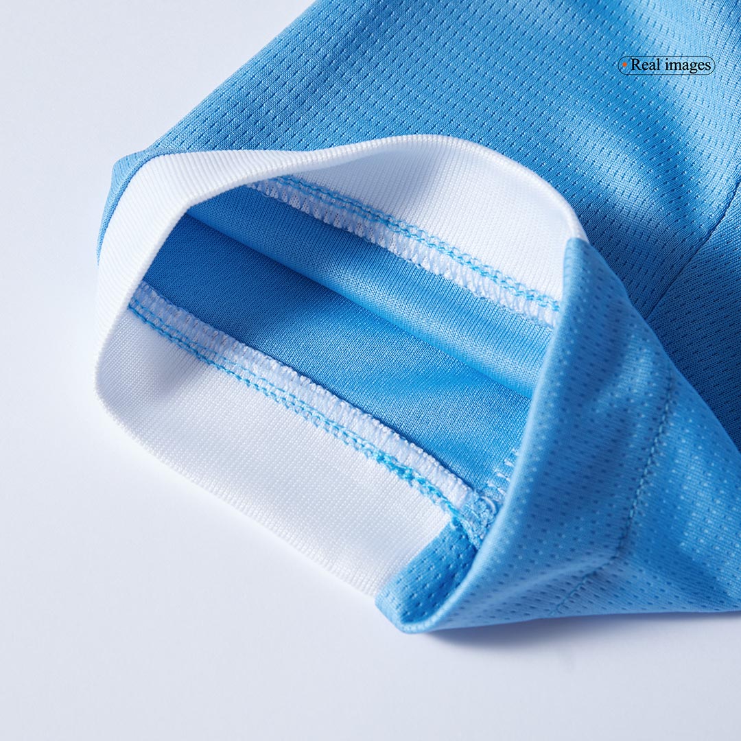 [Free]Kids Manchester City Custom Home Soccer Kits 2025/26 - bestsoccerstore