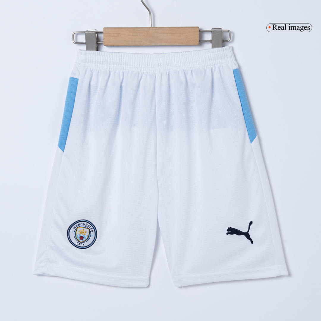 [Free]Kids Manchester City Custom Home Soccer Kits 2025/26 - bestsoccerstore