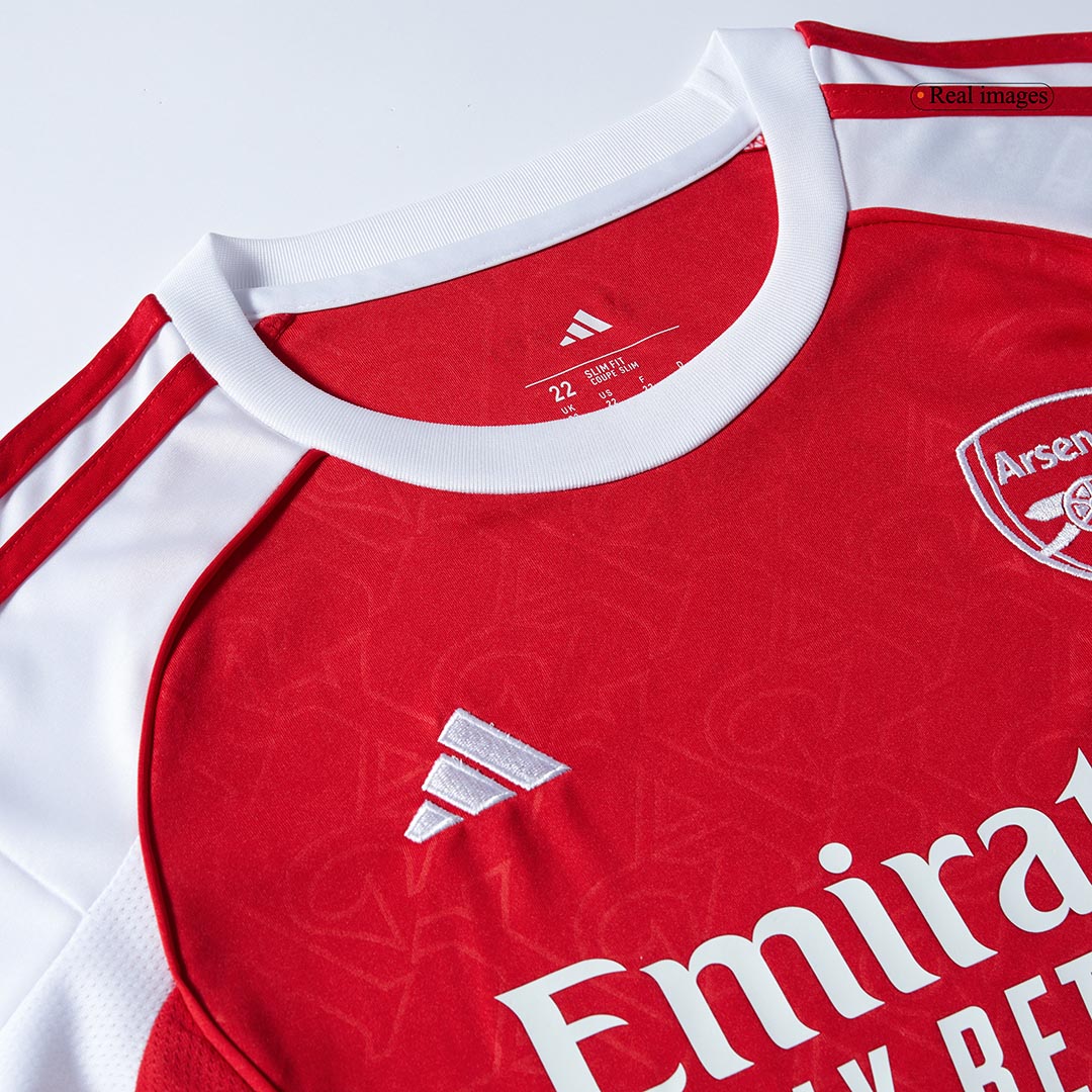 [Free]Kids Arsenal Custom Home Soccer Kits 2025/26 - bestsoccerstore