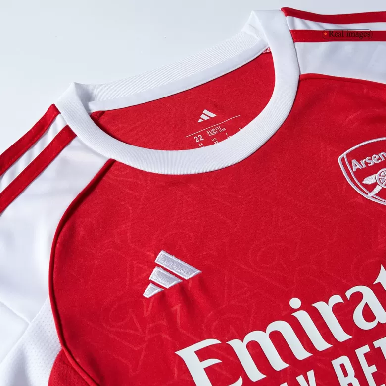 Kids Arsenal Custom Home Soccer Kits 2025/26 - bestsoccerstore