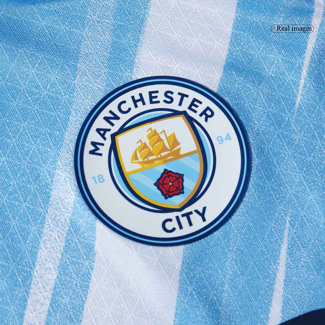 Manchester City Home Custom Player Version Soccer Jersey 2025/26 - bestsoccerstore