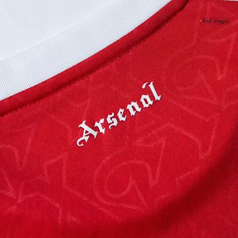Kids Arsenal Custom Home Soccer Kits 2025/26 - bestsoccerstore