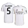 Authentic BELLINGHAM #5 Soccer Jersey Real Madrid Home Shirt 2025/26 - bestsoccerstore