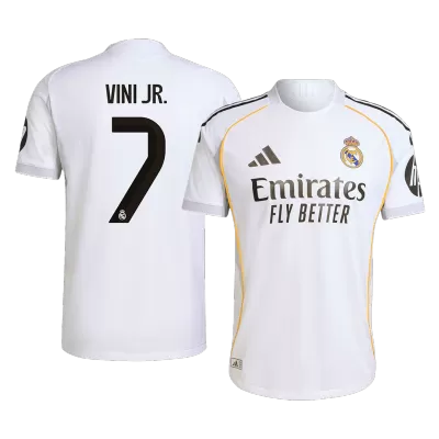 Authentic VINI JR. #7 Soccer Jersey Real Madrid Home Shirt 2025/26 - bestsoccerstore