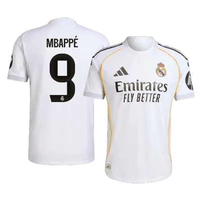 Authentic MBAPPÉ #9 Soccer Jersey Real Madrid Home Shirt 2025/26 - bestsoccerstore