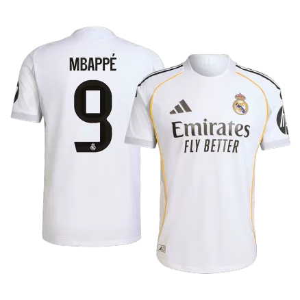 Authentic MBAPPÉ #9 Soccer Jersey Real Madrid Home Shirt 2025/26 - bestsoccerstore
