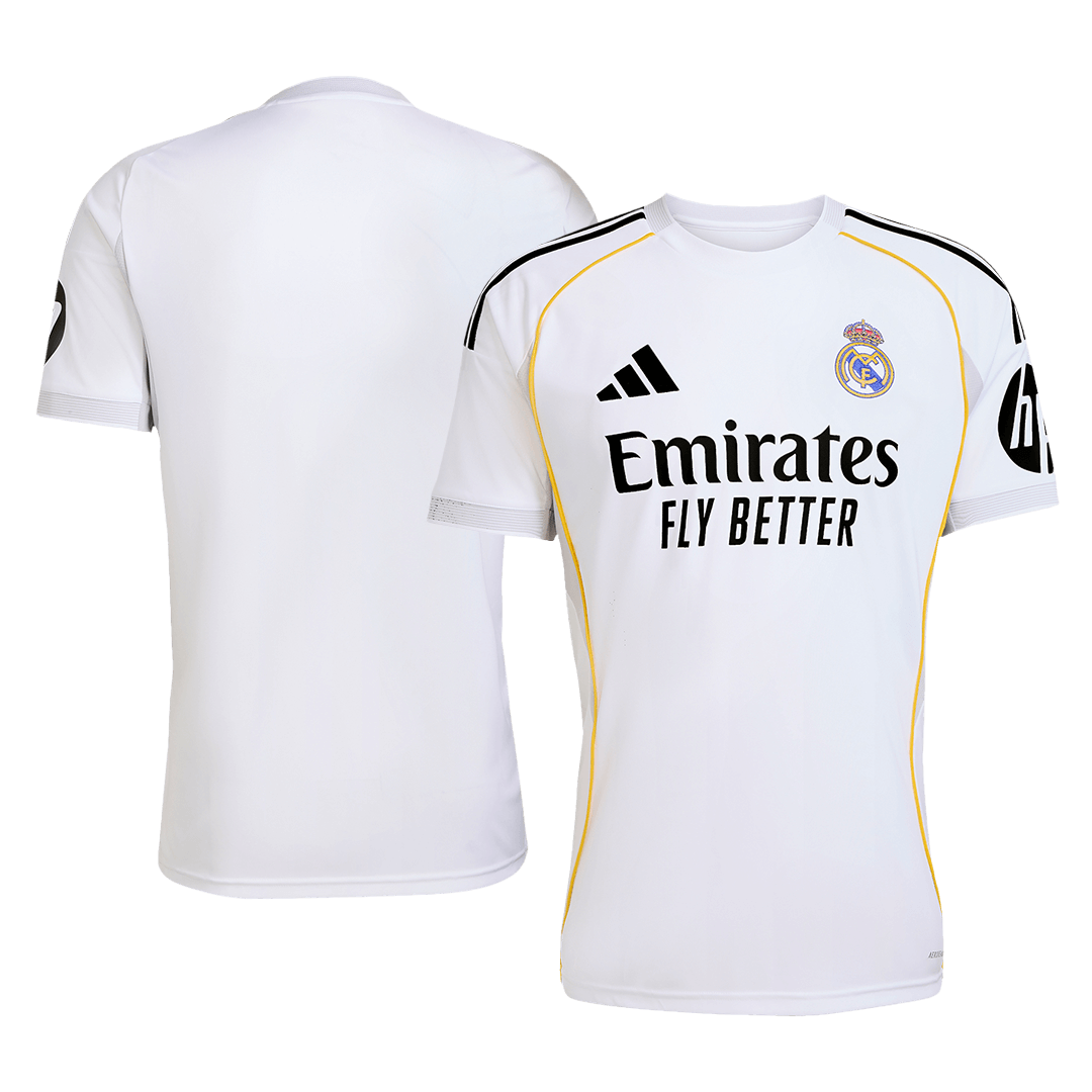 [Free] Real Madrid Soccer Jersey Home Custom Shirt 2025/26 - bestsoccerstore