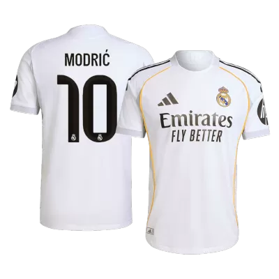 Authentic MODRIĆ #10 Soccer Jersey Real Madrid Home Shirt 2025/26 - bestsoccerstore