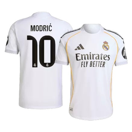 Authentic MODRIĆ #10 Soccer Jersey Real Madrid Home Shirt 2025/26 - bestsoccerstore