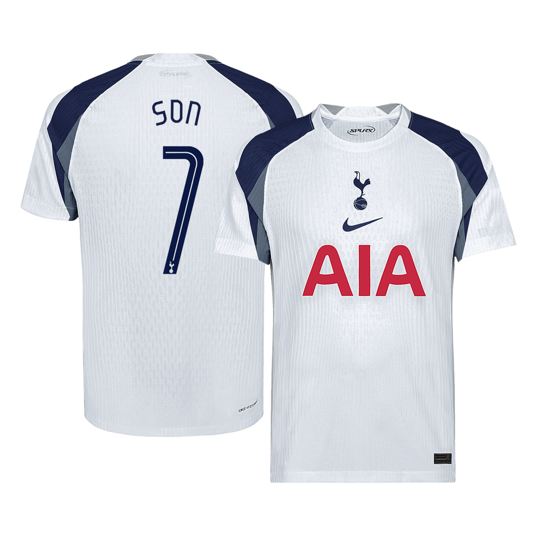 Tottenham Hotspur SON #7 Home Custom Player Version Soccer Jersey 2025/26 - UCL - bestsoccerstore