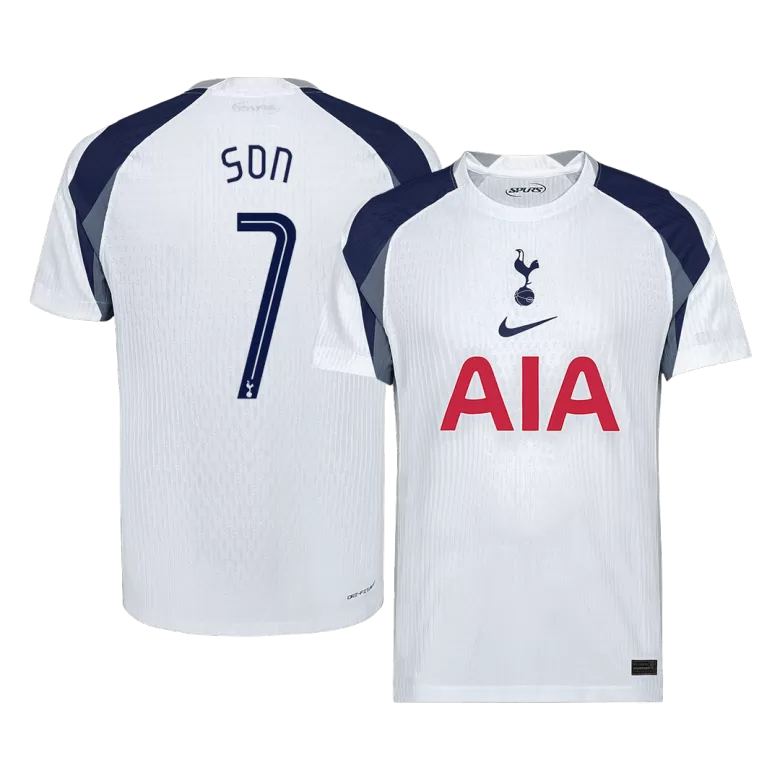 Authentic SON #7 Soccer Jersey Tottenham Hotspur Home Shirt 2025/26 - bestsoccerstore