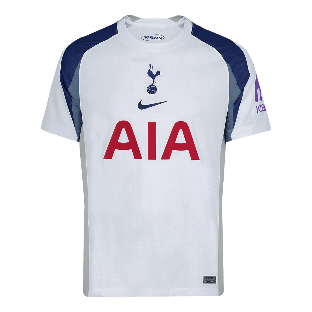 SON #7 Tottenham Hotspur Soccer Jersey Home Custom Shirt 2025/26