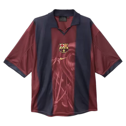 Barcelona Retro Jersey Home Soccer Shirt 2000/01 - bestsoccerstore